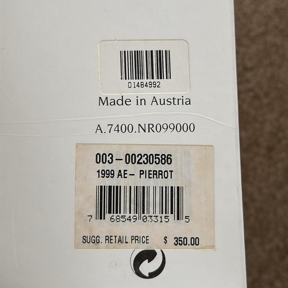 Swarovski 1999 “Masquerade” Pierrot Crystal Clown Figurine. COA included. - Picture 7 of 11